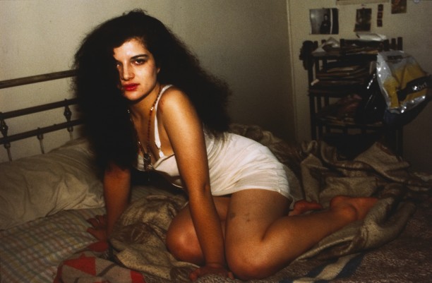 Lynelle on my bed, New York City