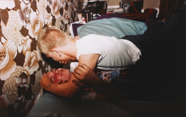 Warren and Jerry fighting, London