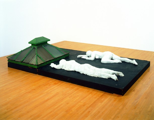 Sunbathers on Rooftop