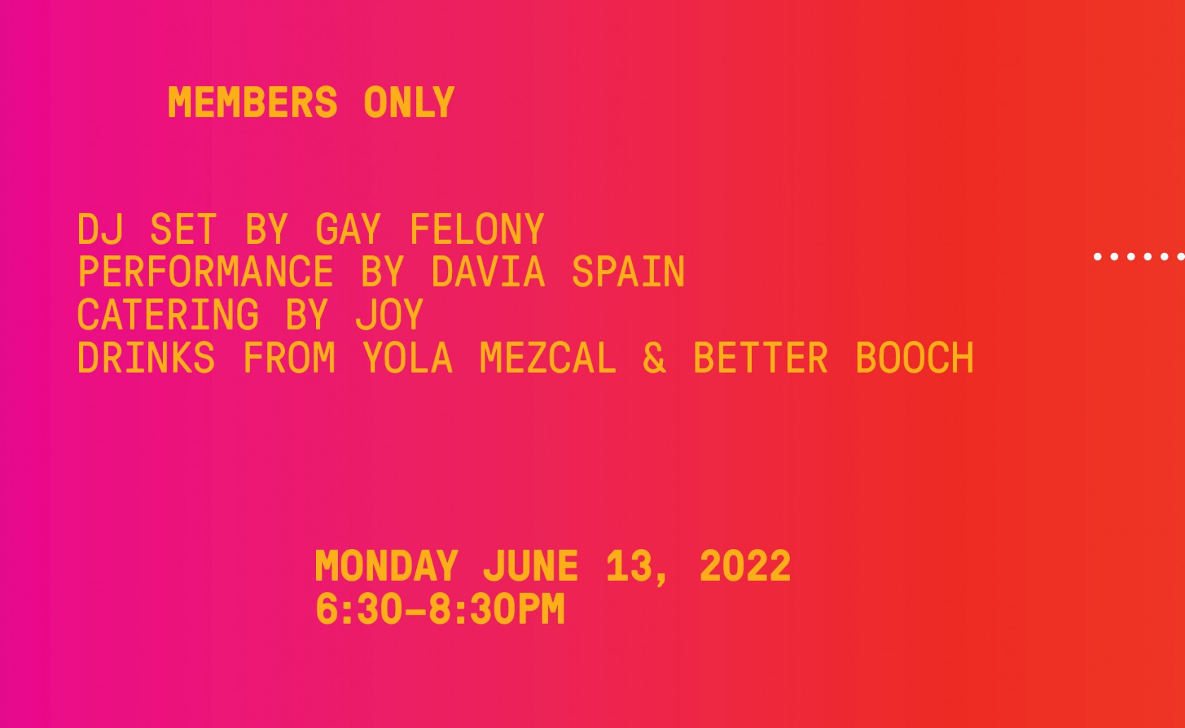 Members Only at MOCA
