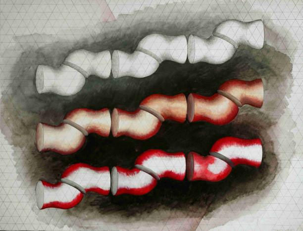 Untitled (Study for Hexagonal Quintet)